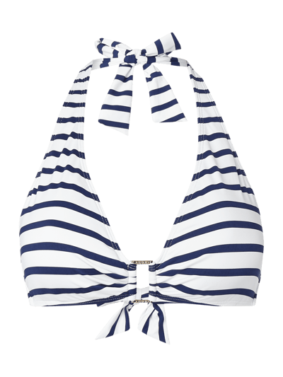 Lauren Ralph Lauren Bikini Oberteil Mit Streifenmuster Blau Online Kaufen