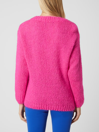 Miss Goodlife Pullover Van Een Mix Van Wol En Alpaca In Neon Roze