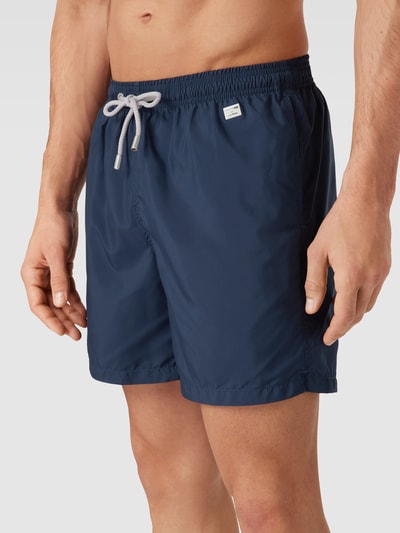 Mc Saint Barth Badehose Mit Label Patch Marine Online Kaufen