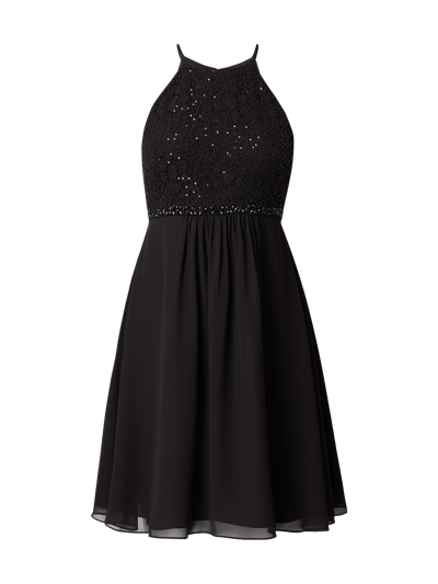 Jake S Cocktail Cocktailkleid Mit Ziersteinbesatz Schwarz Online Kaufen