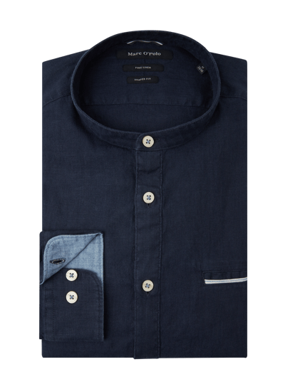 Kup Online Marc O Polo Koszula Lniana O Kroju Slim Fit Granatowy