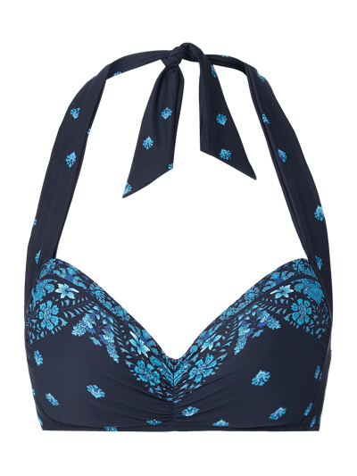 Seafolly Bikini Oberteil Mit Herausnehmbaren Cups Marineblau Online