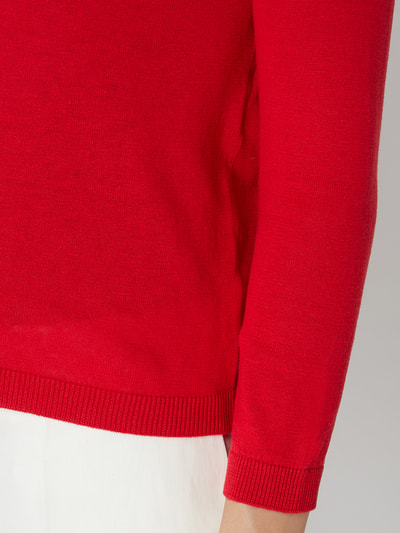 Weekend Max Mara Pullover Aus Seide Leinen Mix Rot Online Kaufen