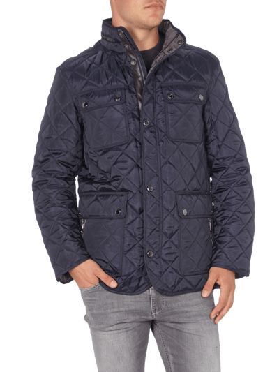 Christian Berg Men Steppjacke Mit Stehkragen Marine Online Kaufen