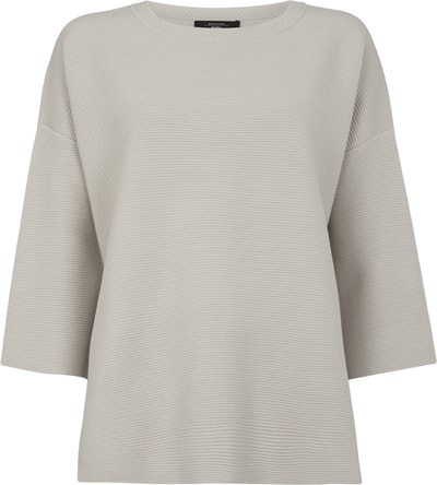 Weekend Max Mara Strickshirt Mit Berschnittenen Schultern Kitt