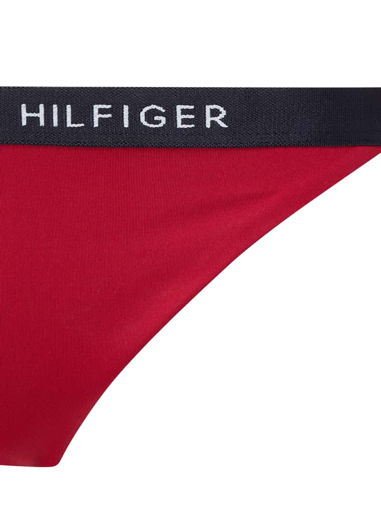 Tommy Hilfiger Bikini Hose Mit Seitlichen Schn Rverschl Ssen Pink