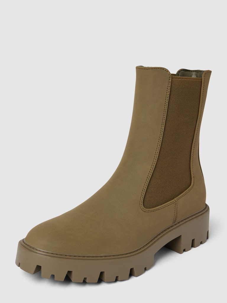 Only Chelsea Boots Mit Profilierter Sohle Modell Betty Hellbraun