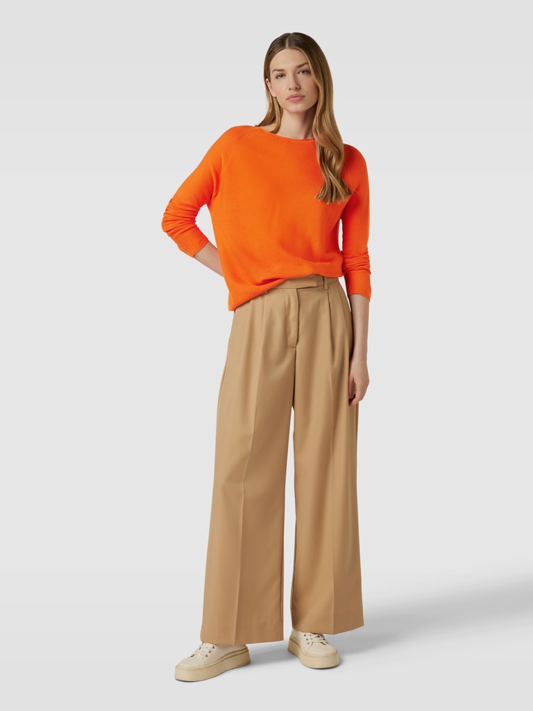 Cinque Gebreide Pullover Met Boothals Model Ella In Oranje Online