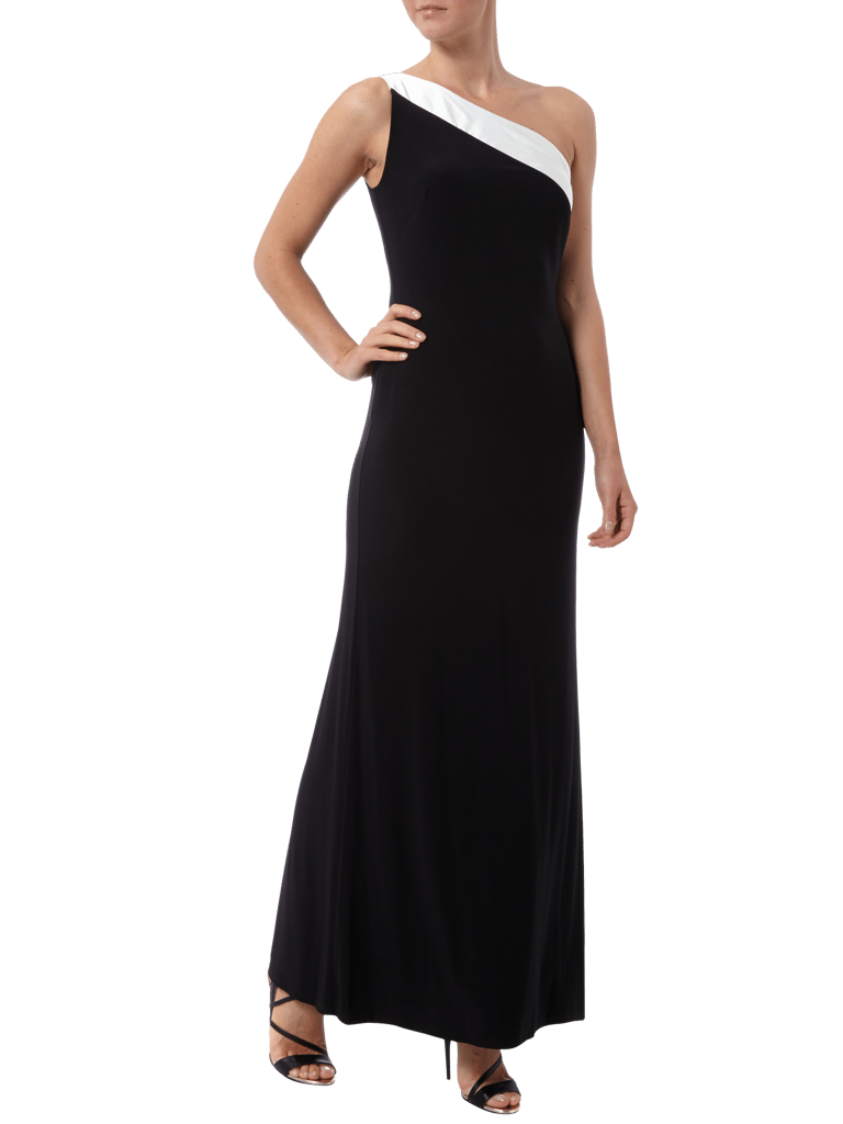 Lauren Ralph Lauren Abendkleid Mit Besatz Aus Seide Black Online Kaufen