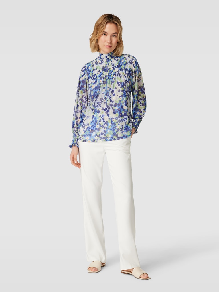 FABIENNE CHAPOT Blusenshirt Mit Floralem Muster Modell Mila Hellblau