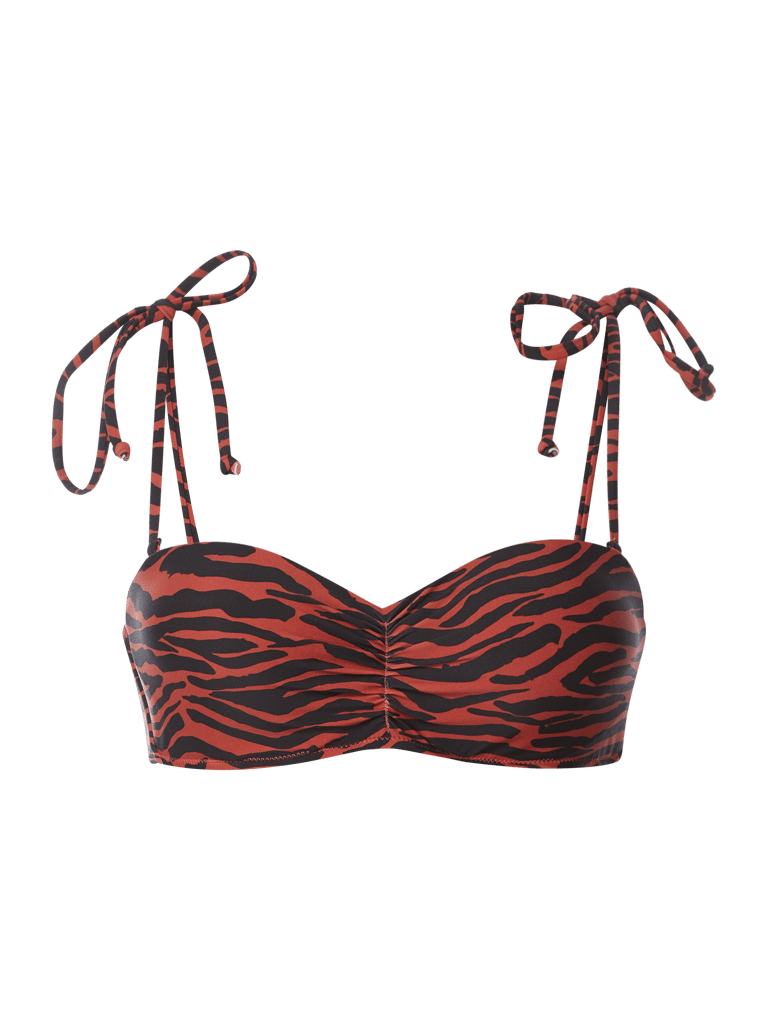 Shiwi Bikini Oberteil In Bandeau Form Mit B Geln Mittelbraun Online