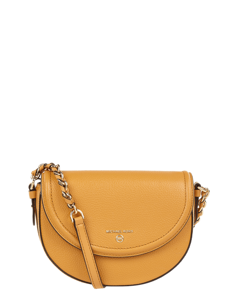 MICHAEL Michael Kors Saddle Bag Aus Leder Modell Jet Set Mittelbraun