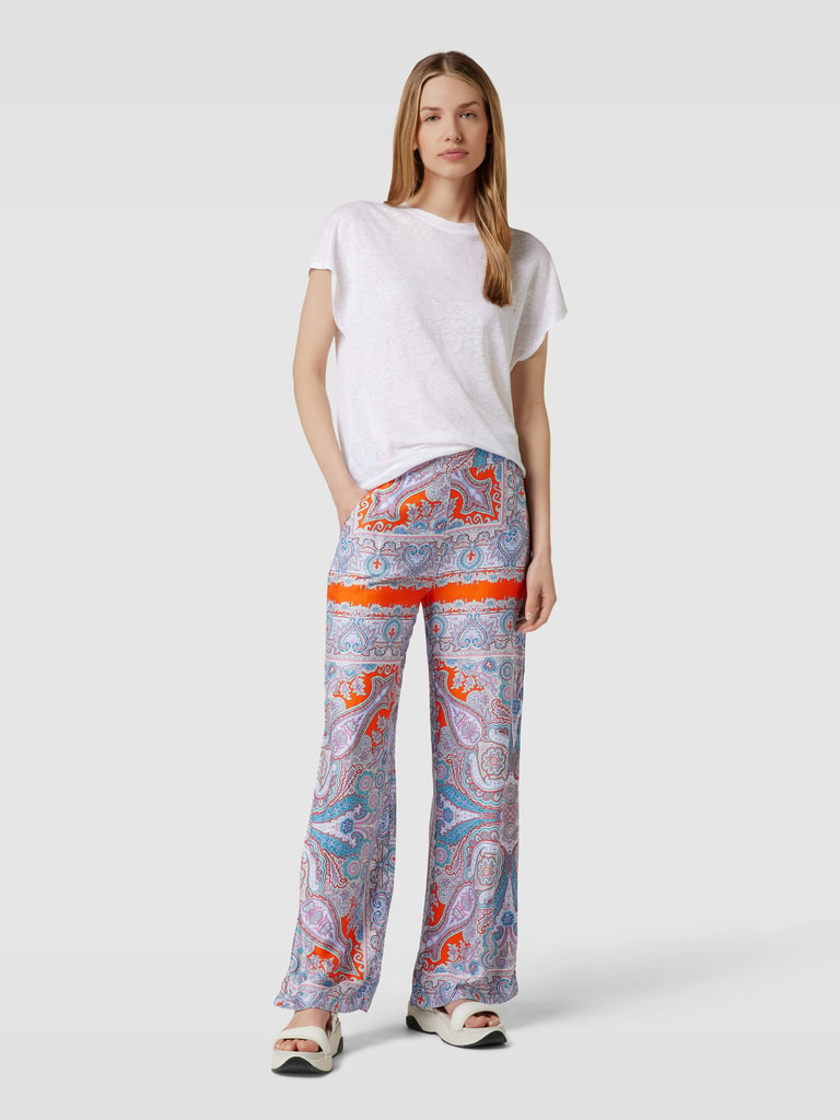 Emily Van Den Bergh Culotte Met Paisleymotief In Oranje Online Kopen P C