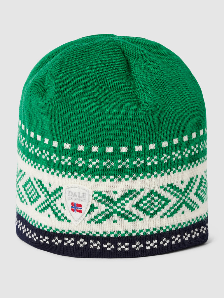 Dale Of Norway Beanie Mit Allover Muster Modell Dystingen Gruen