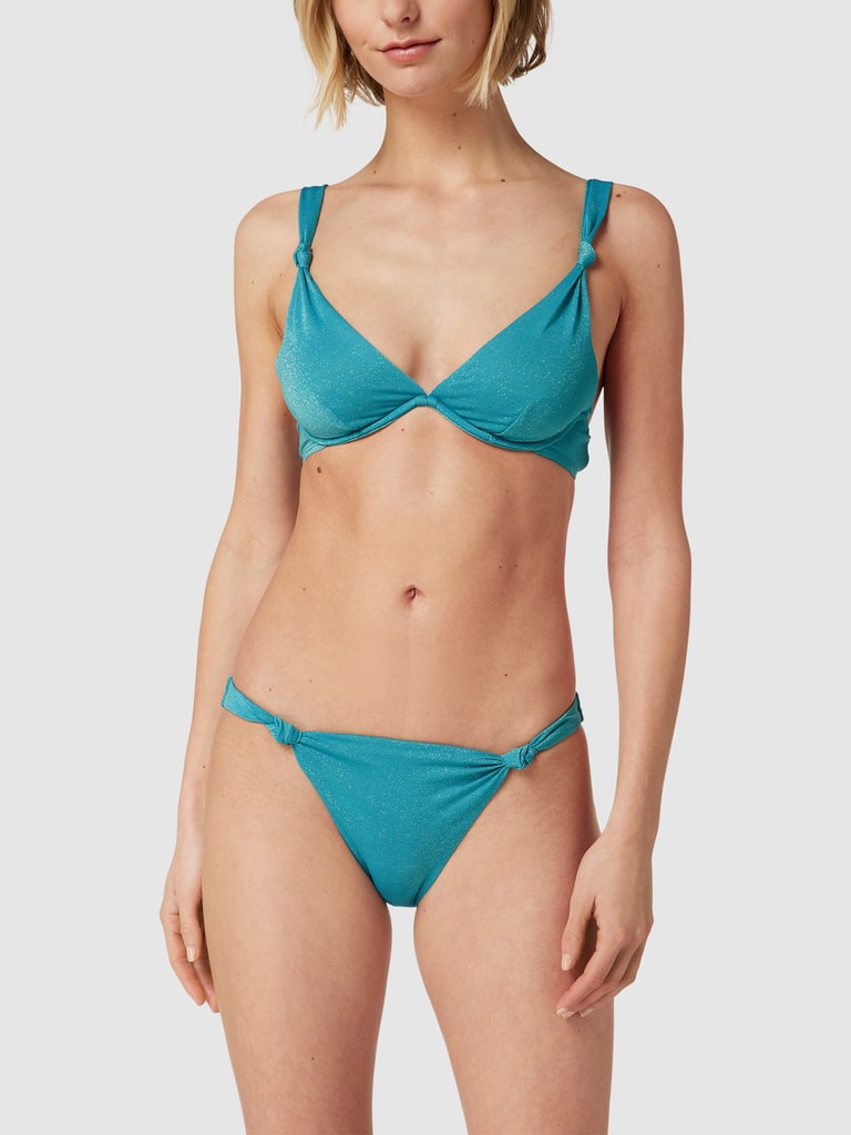 Esprit Bikini Oberteil Mit Glitzer Effekt Tuerkis Online Kaufen