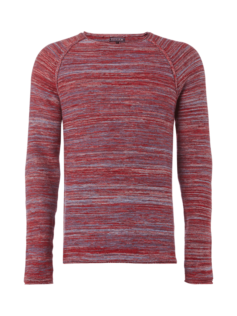 Review Pullover In Melangeoptik Aubergine Online Kaufen