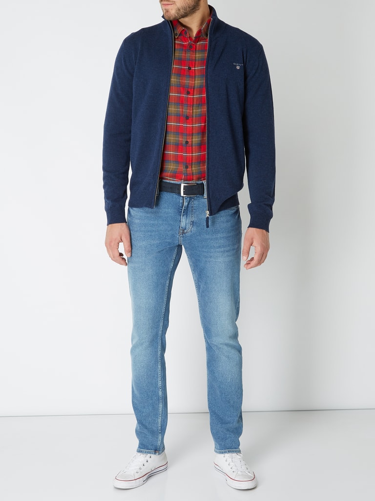 Gant Strickjacke Aus Superfeiner Lammwolle Royal Online Kaufen