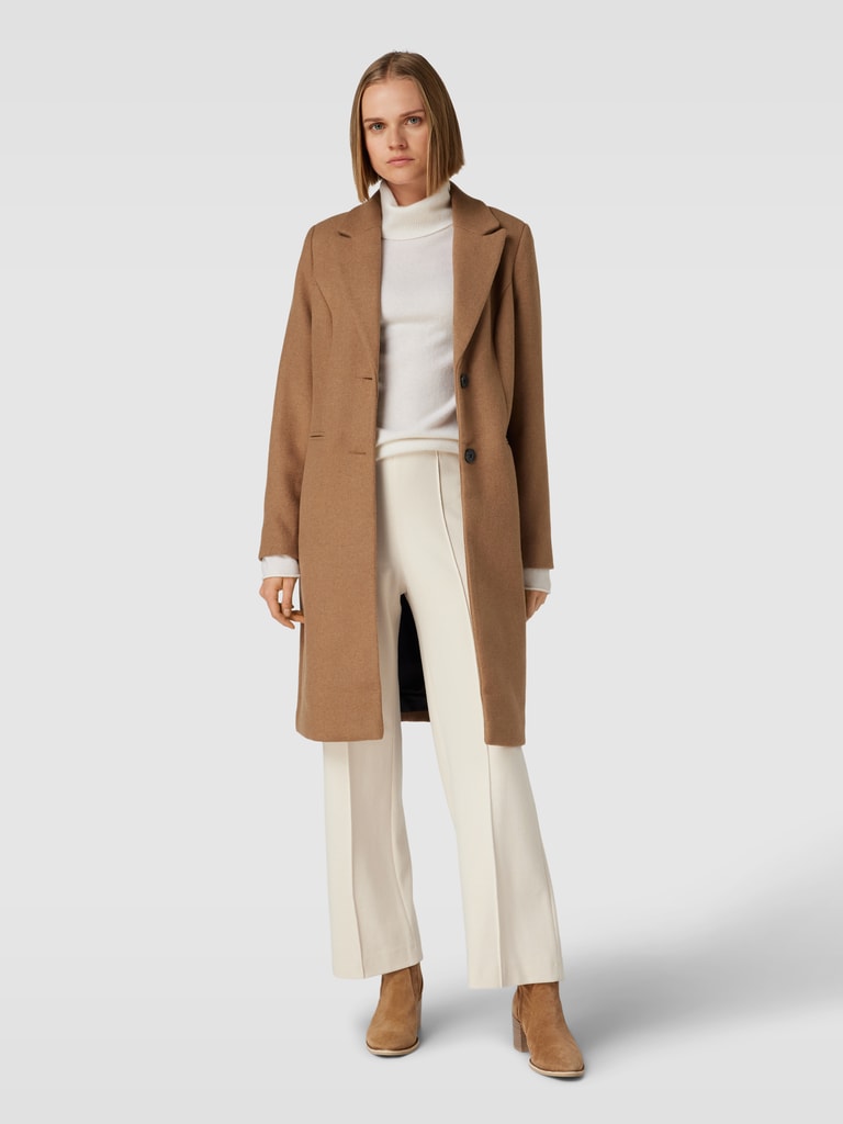 Vero Moda Outdoor Mantel Mit Reverskragen Modell BLAZA Camel Online