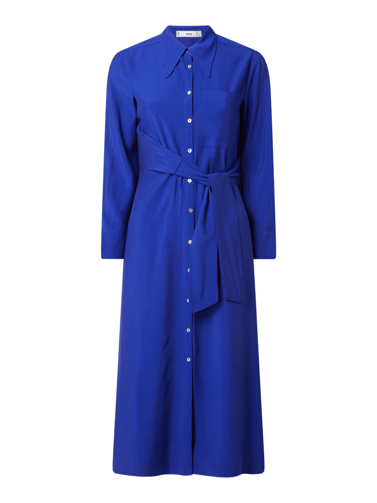 Mango Blusenkleid Aus Viskose Modell Vestido Bleu Online Kaufen