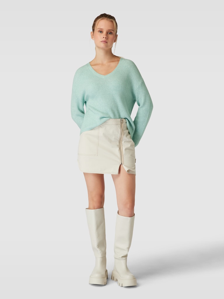 Only Gebreide Pullover Met Boothals Model KATIA In Mintgroen Online