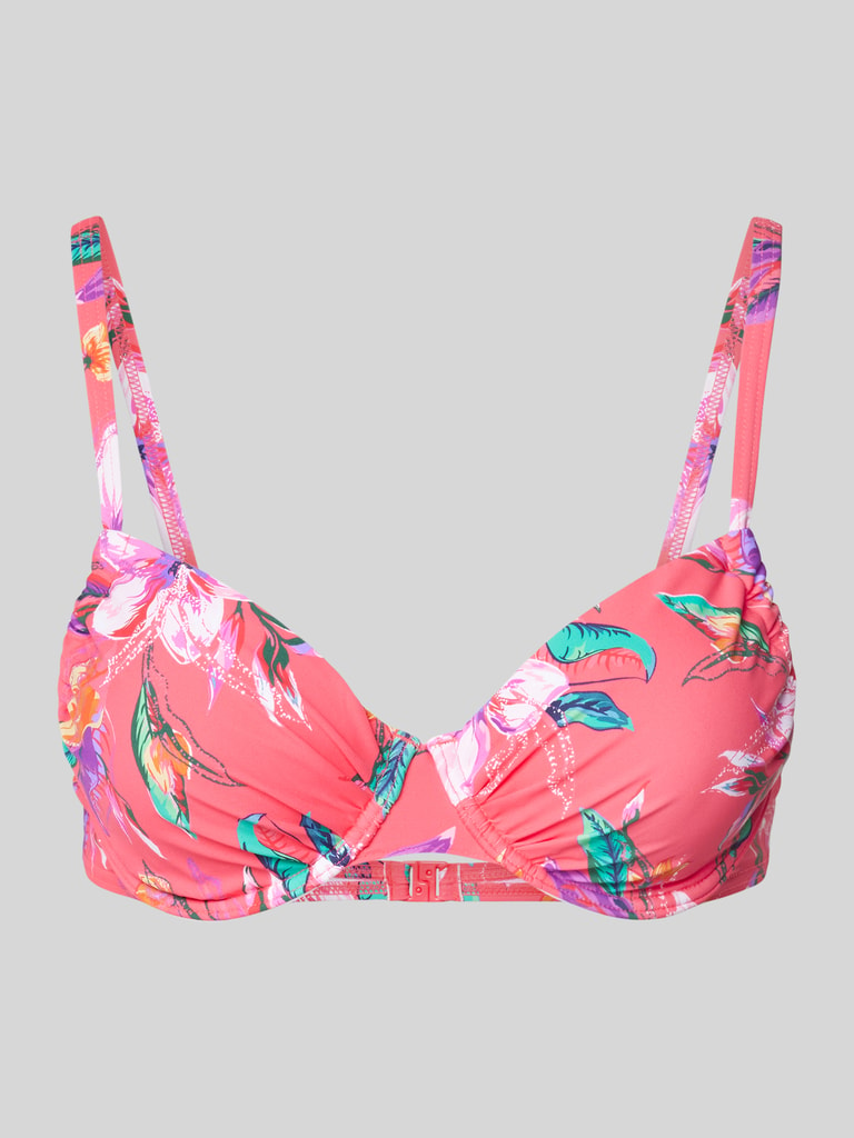 LASCANA Bikini Oberteil Mit Floralem Muster Pink Online Kaufen