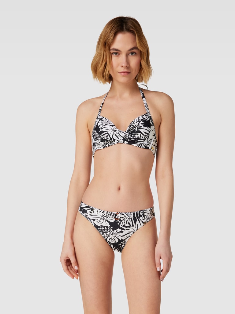 Banana Moon Bikini Oberteil Mit Floralem Print Modell Eyro Black