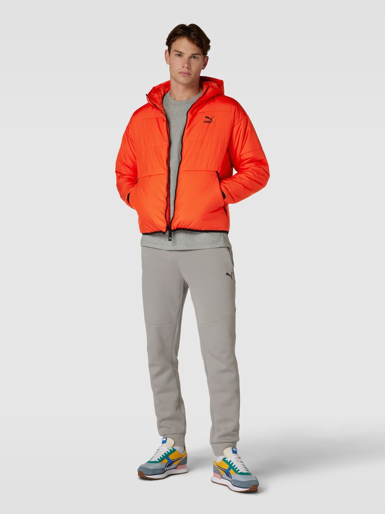 PUMA PERFORMANCE Steppjacke Mit Label Print Modell Classics Orange