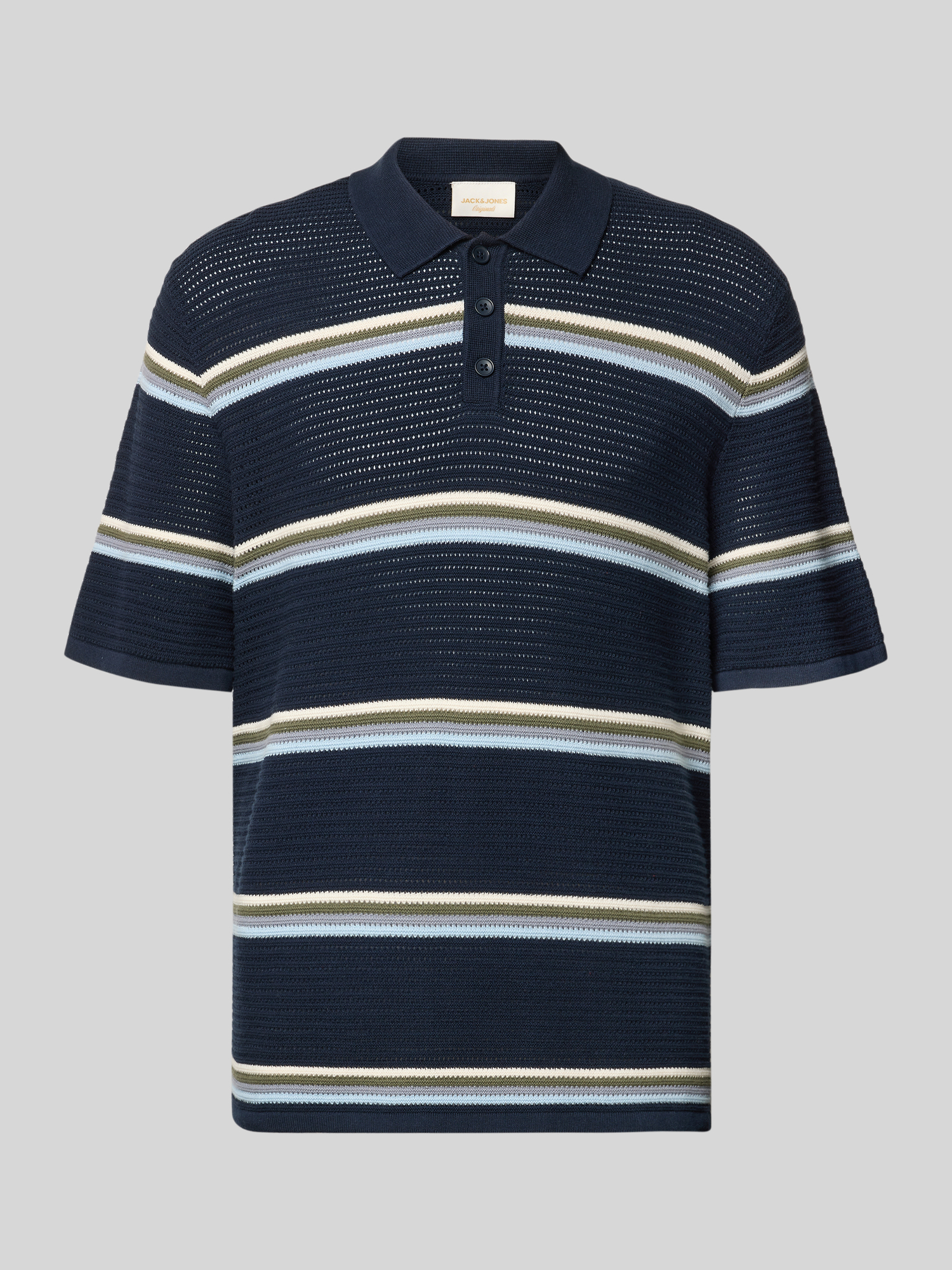 Jack & Jones Herren Poloshirt Marine Gr. M