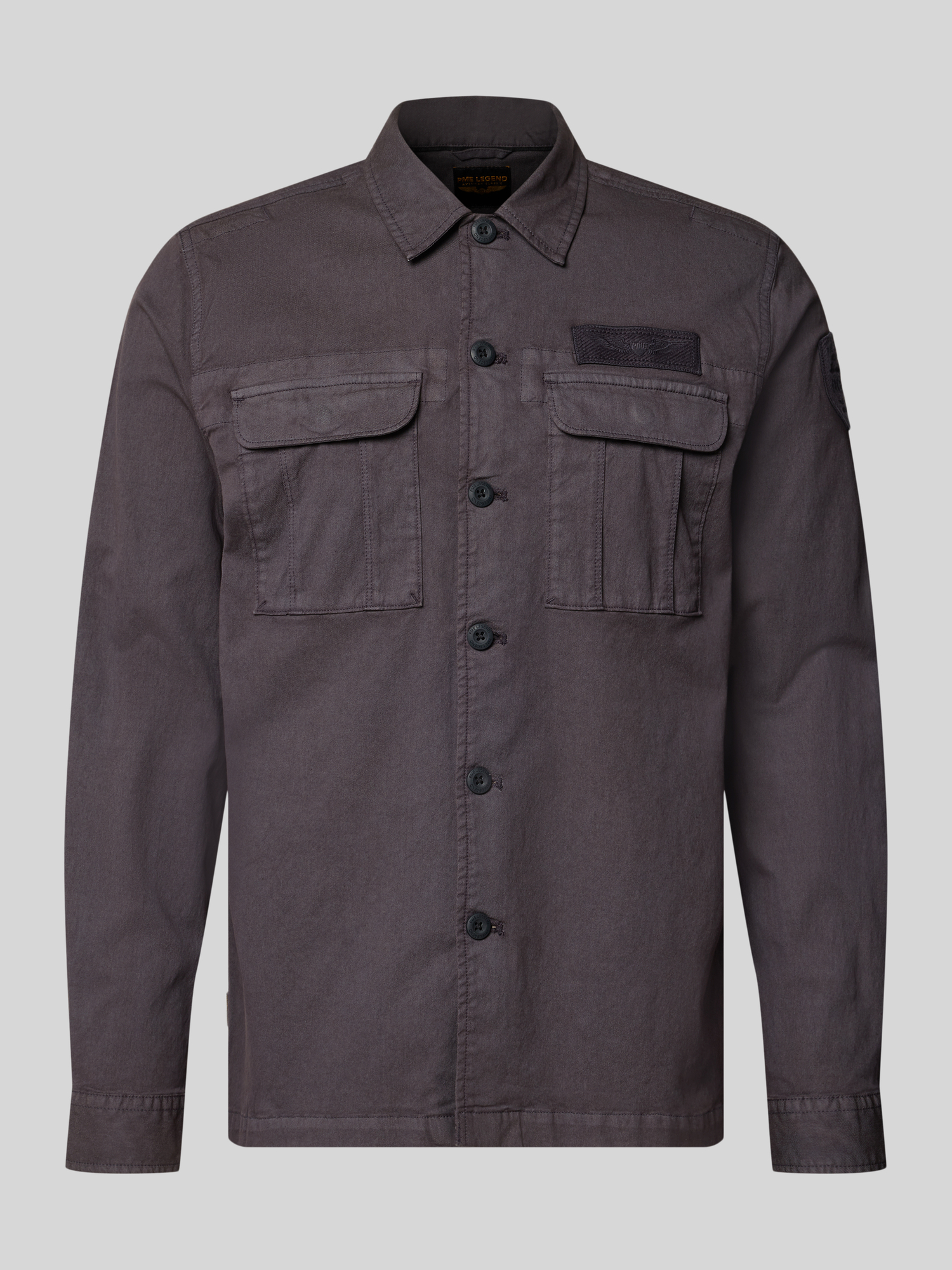 Pme Legend Herren Anthrazit Freizeithemden, Grau, Gr. Xl