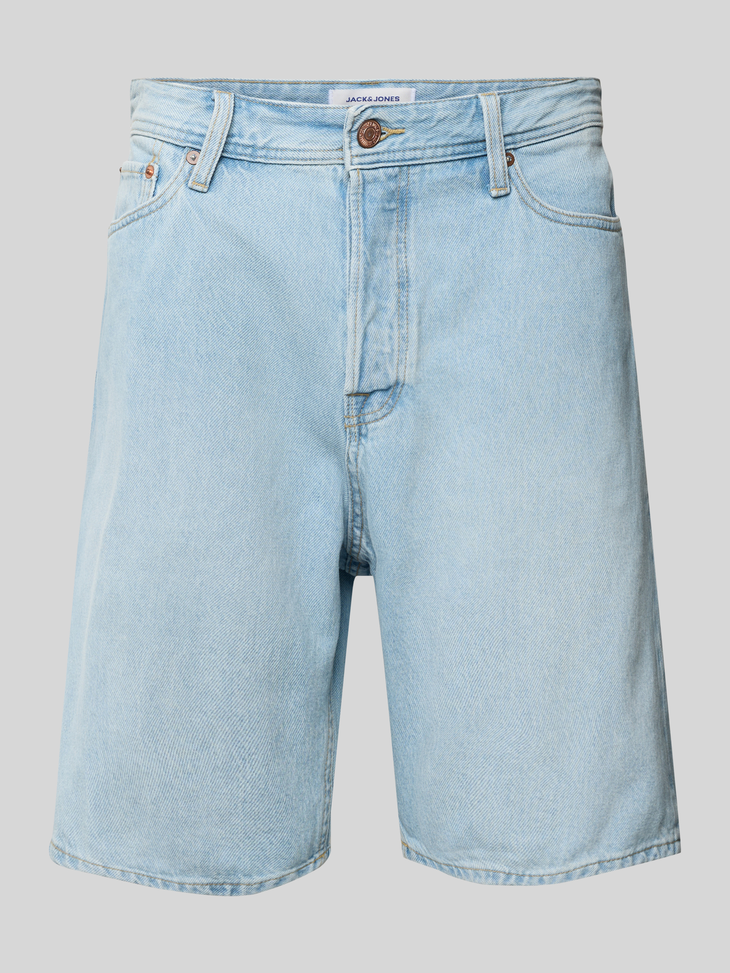 jack & jones - Herren Bermudas - Loose Fit - Baumwolle - Hellblau - Gr. XL