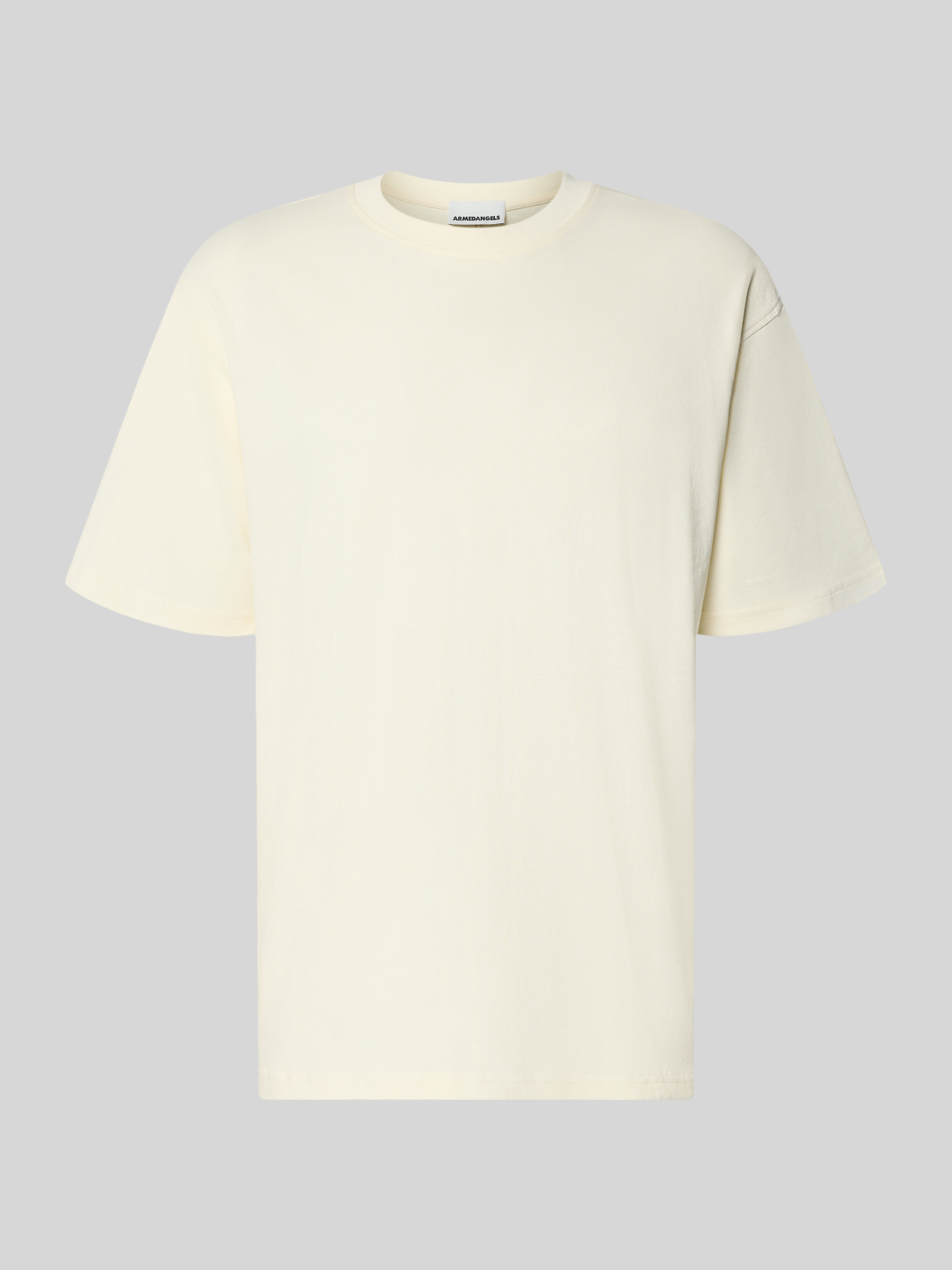 Armedangels Herren Offwhite T-Shirts, Beige, Gr. M - Bild 5