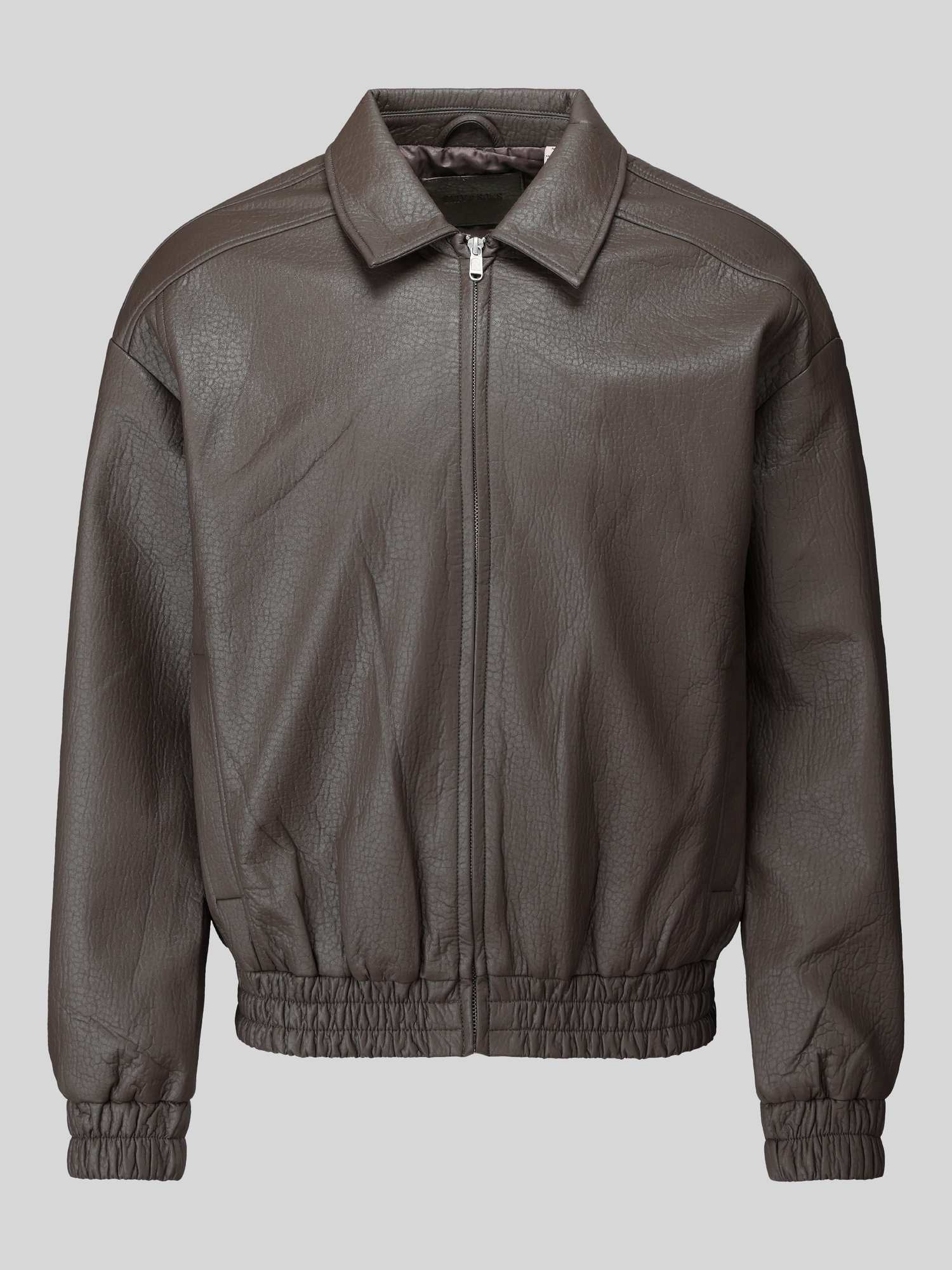 Only & Sons Herren Schlamm Leder- & Kunstlederjacken, Braun, Gr. Xl