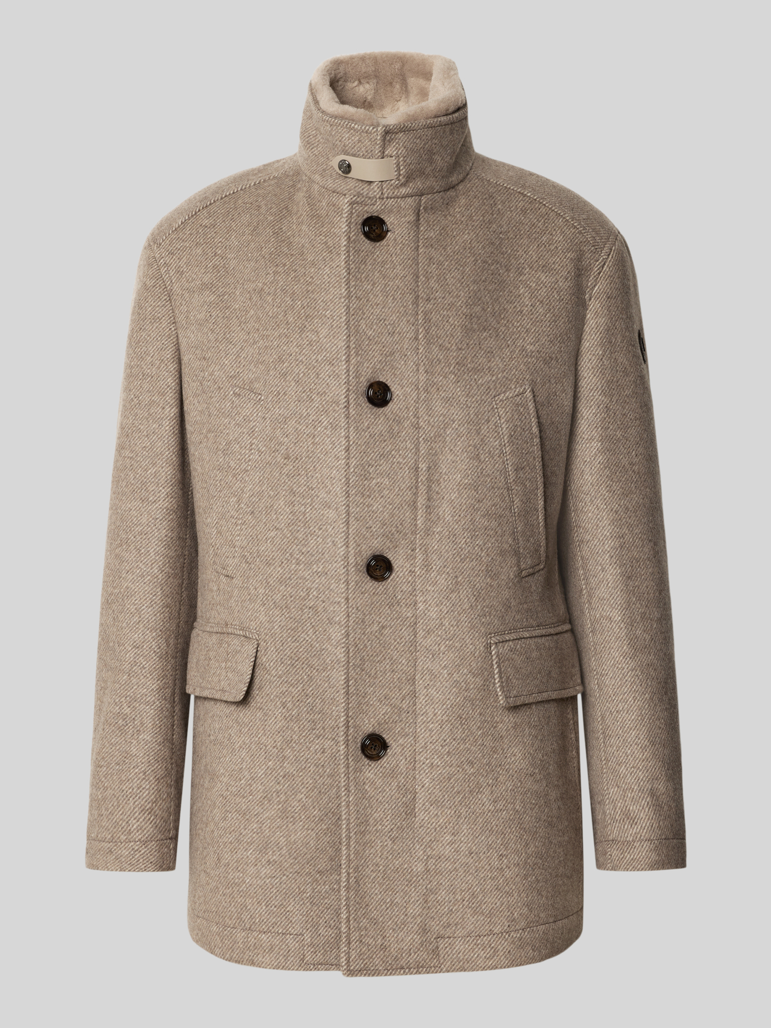 Joop! Herren Braun Jacke Wolle Meliert - Bild 3