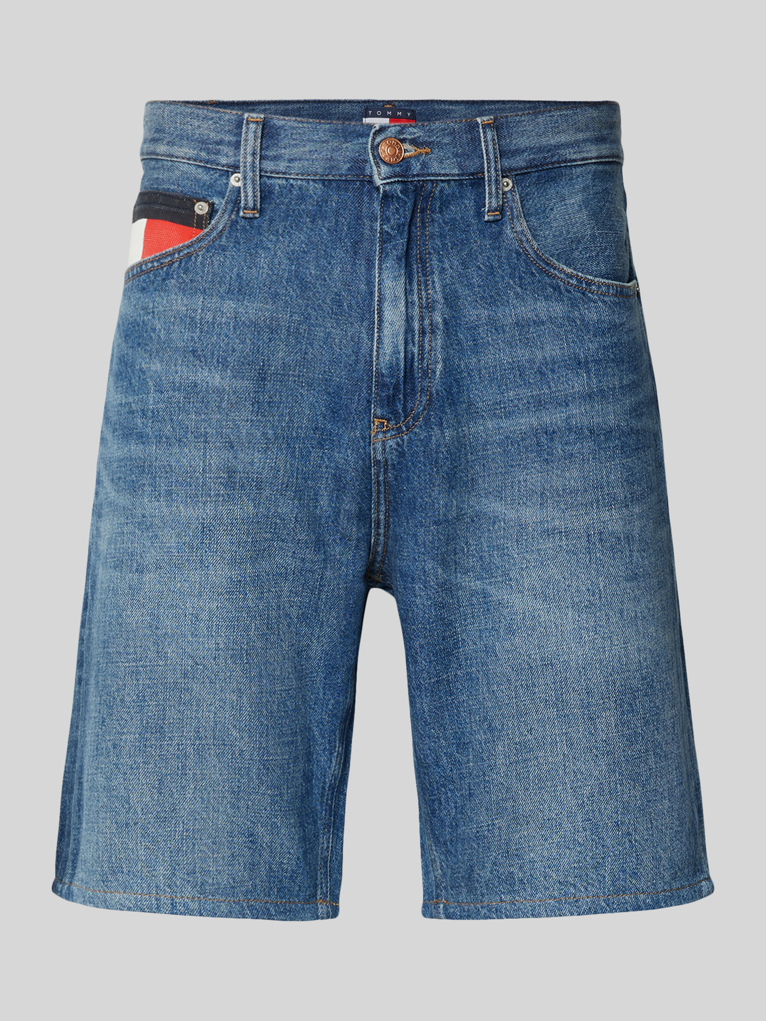 Tommy Jeans Herren Bermuda Shorts Größe 38 Dunkelblau