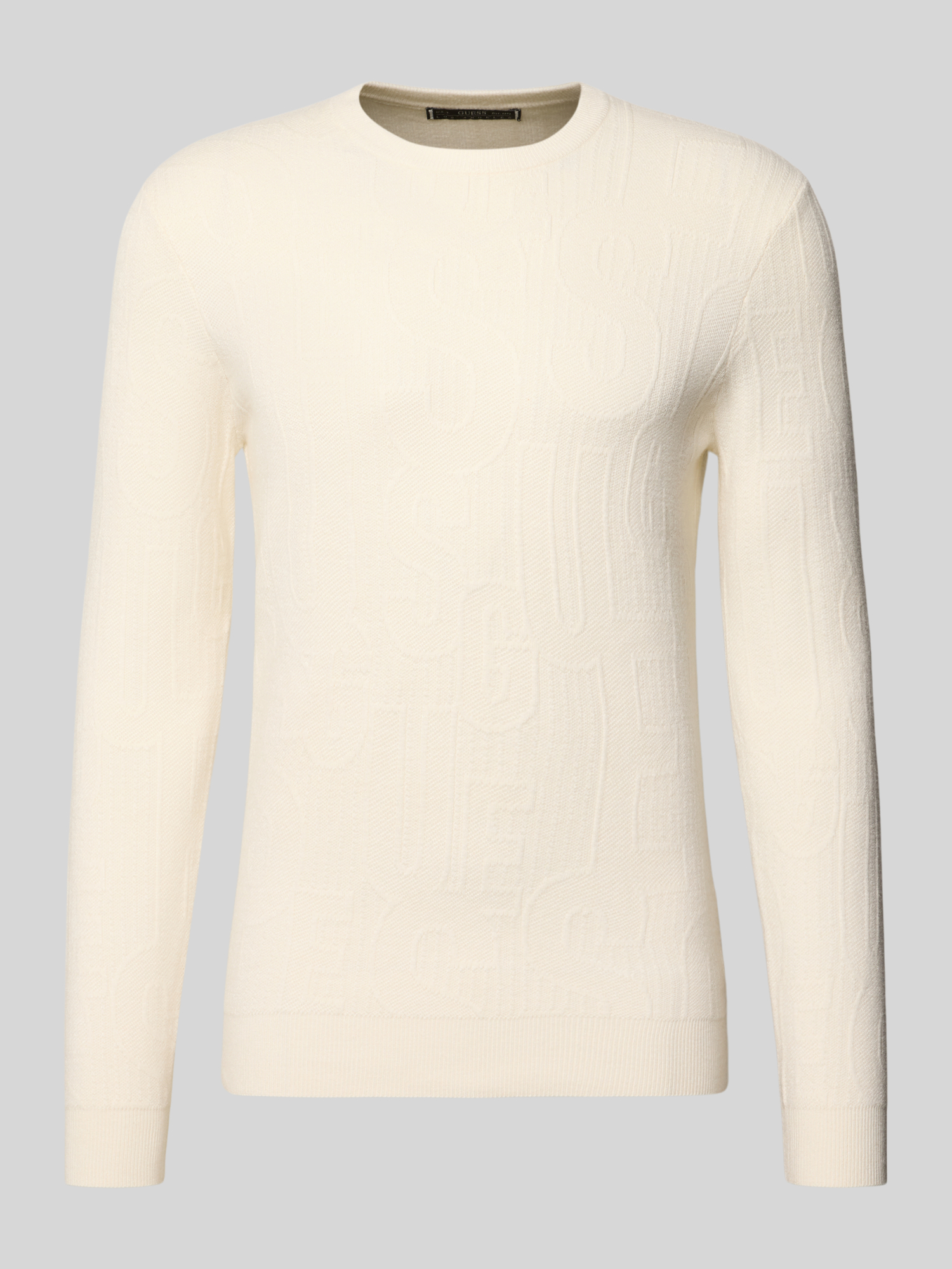 Guess Herren Pullover Beige Gr. Klein - Bild 3