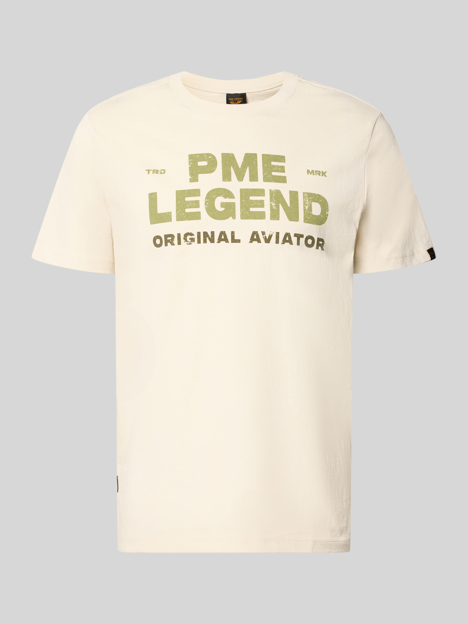 Pme Legend Herren Offwhite T-Shirts, Beige, Gr. Übergröße Xxl