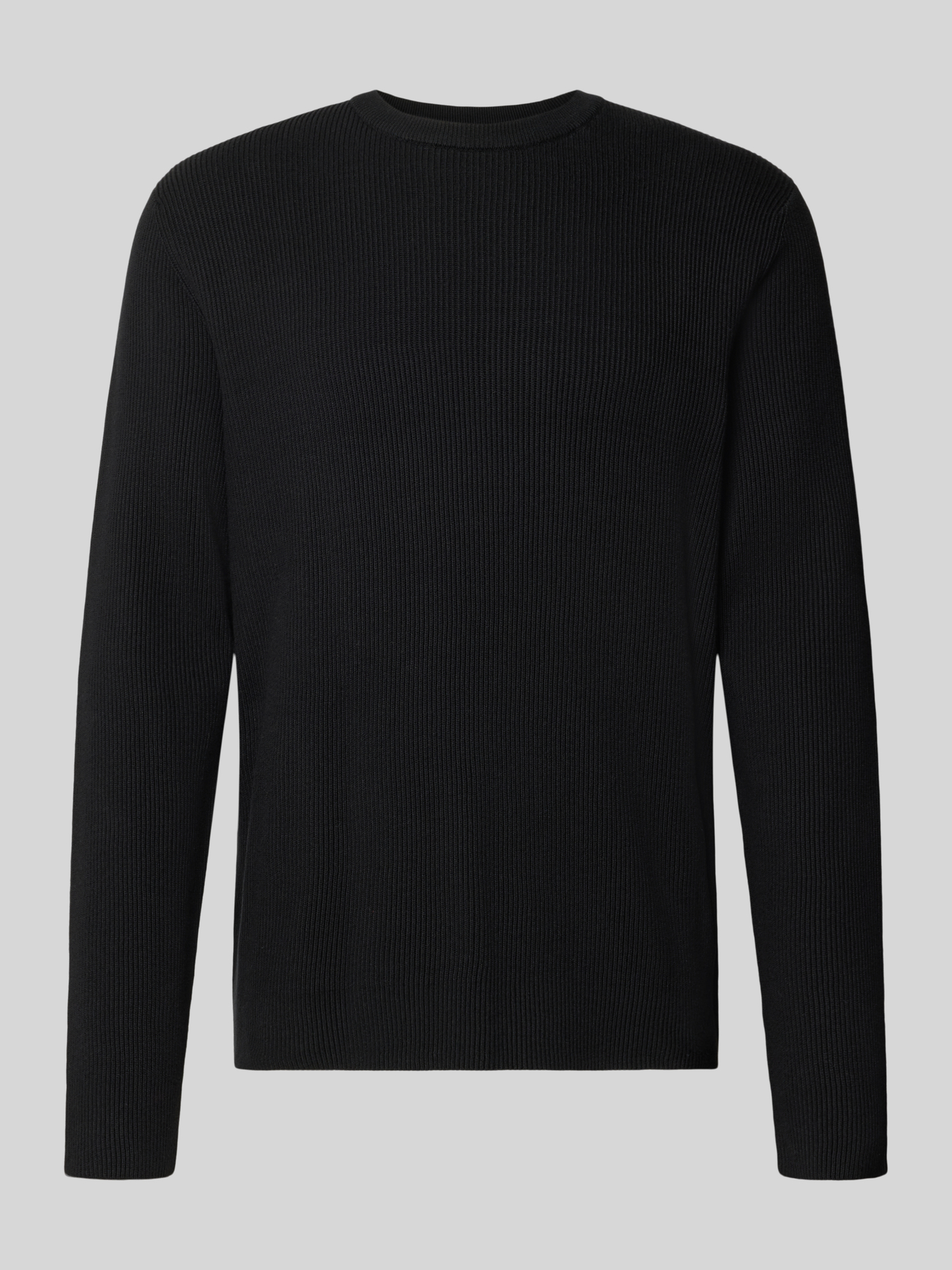 Lindbergh Herren Schwarz Strickpullover "Strickpullover Relaxed Fit" erhältlich in Größe L/XL von Baur - Bild 3