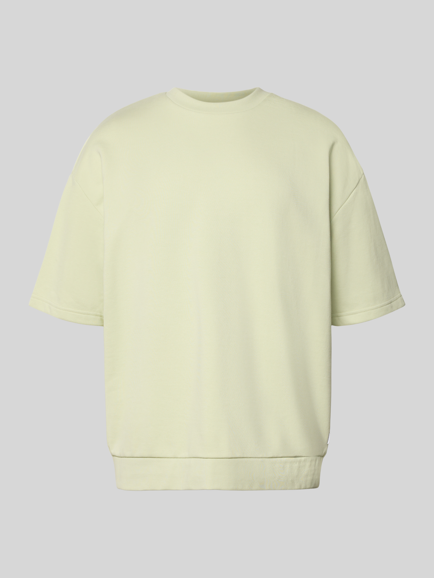 Lindbergh Herren Sweatshirt L Baumwolle Mix Rundhals Grün
