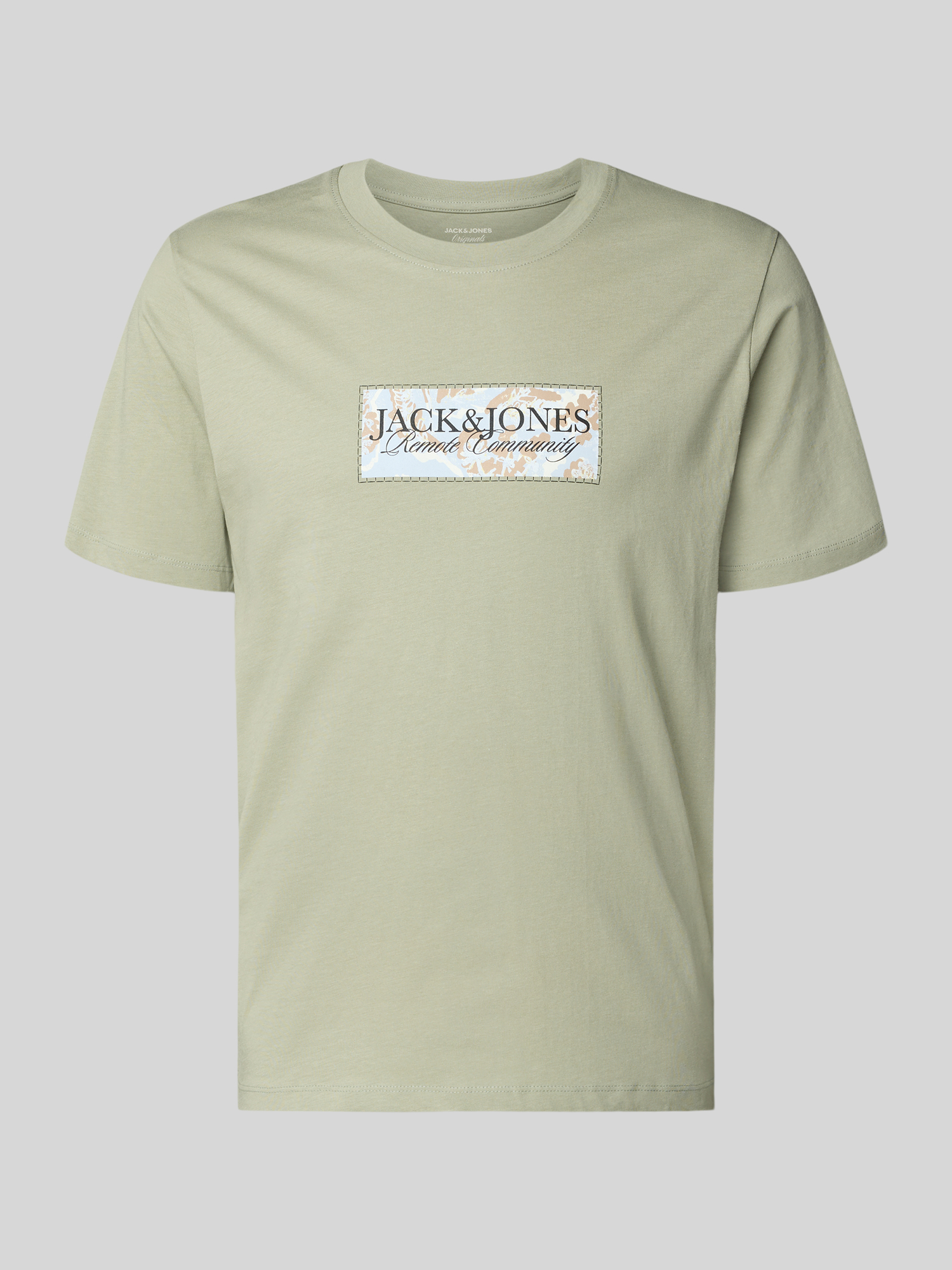 Jack & Jones Herren T-Shirt - Baumwolle - Grün - S