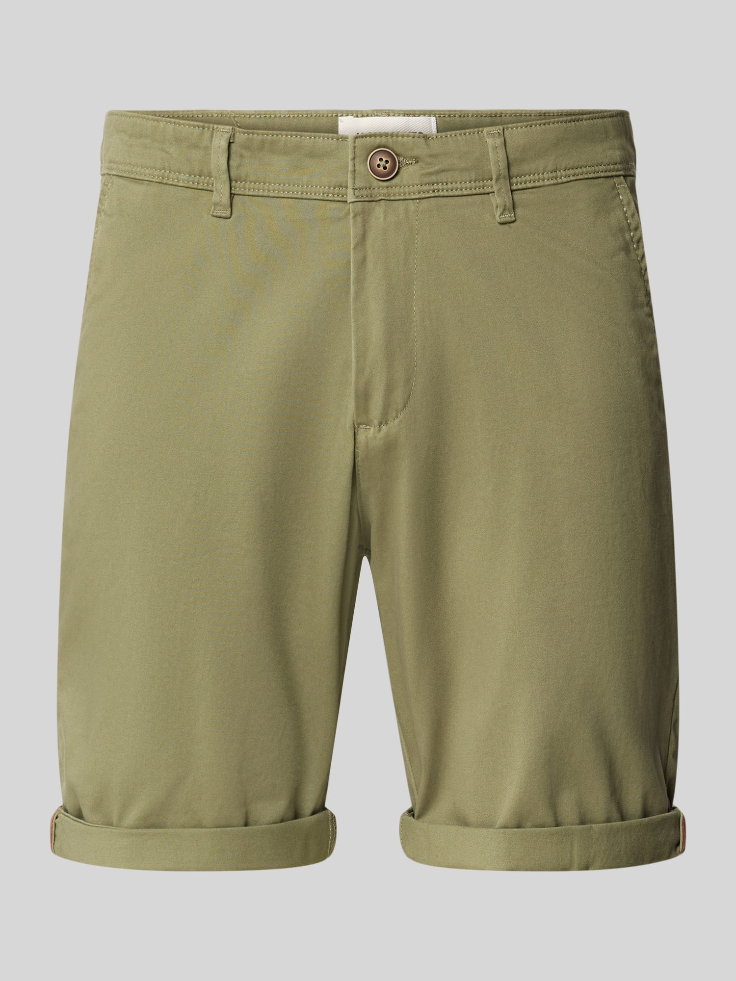 Jack & Jones Herren Bermudas Regular Fit Oliv M Baumwolle