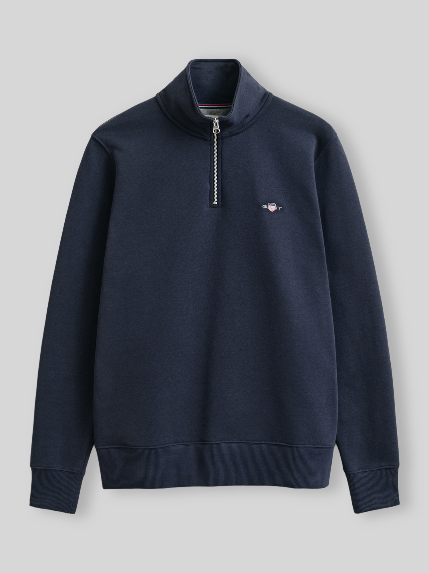 Gant Herren Blau Troyer Baumwolle Unifarben - Bild 5