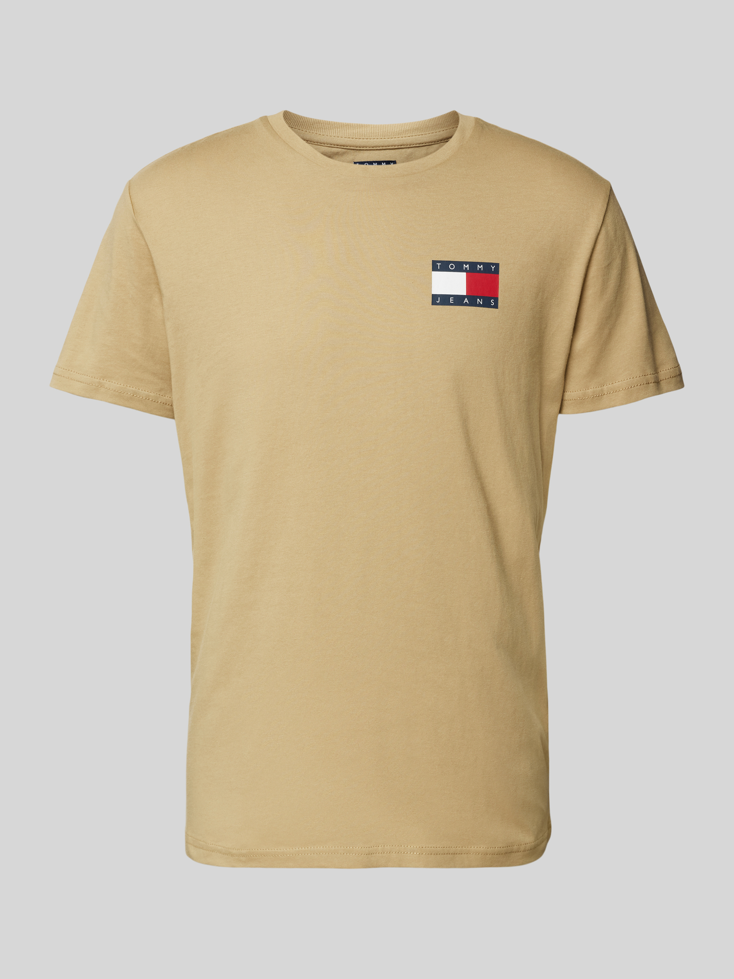 Tommy Jeans - Herren T-Shirt - Baumwolle - S - Beige