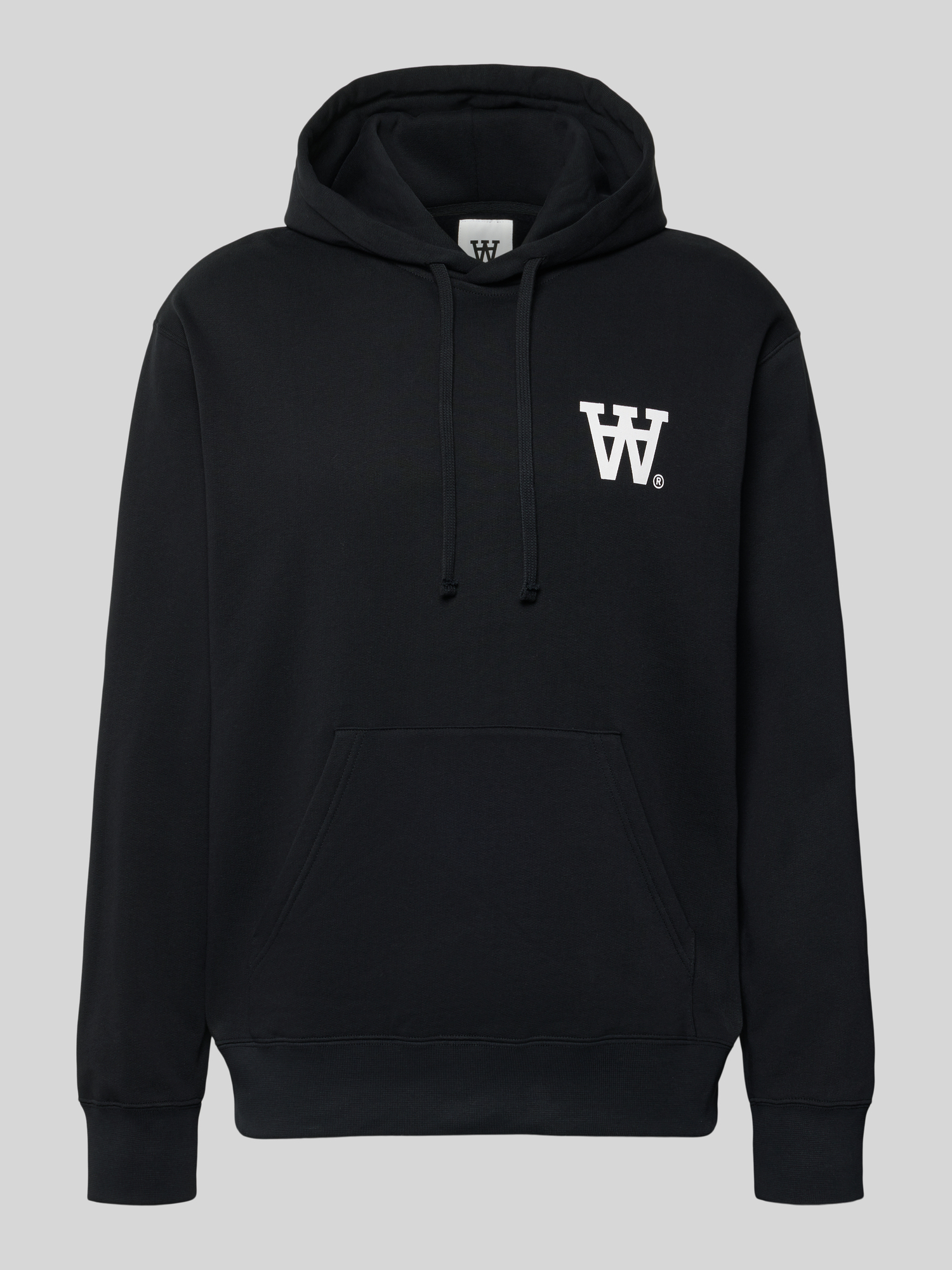 Wood Wood Herren Kapuzenpullover L Schwarz