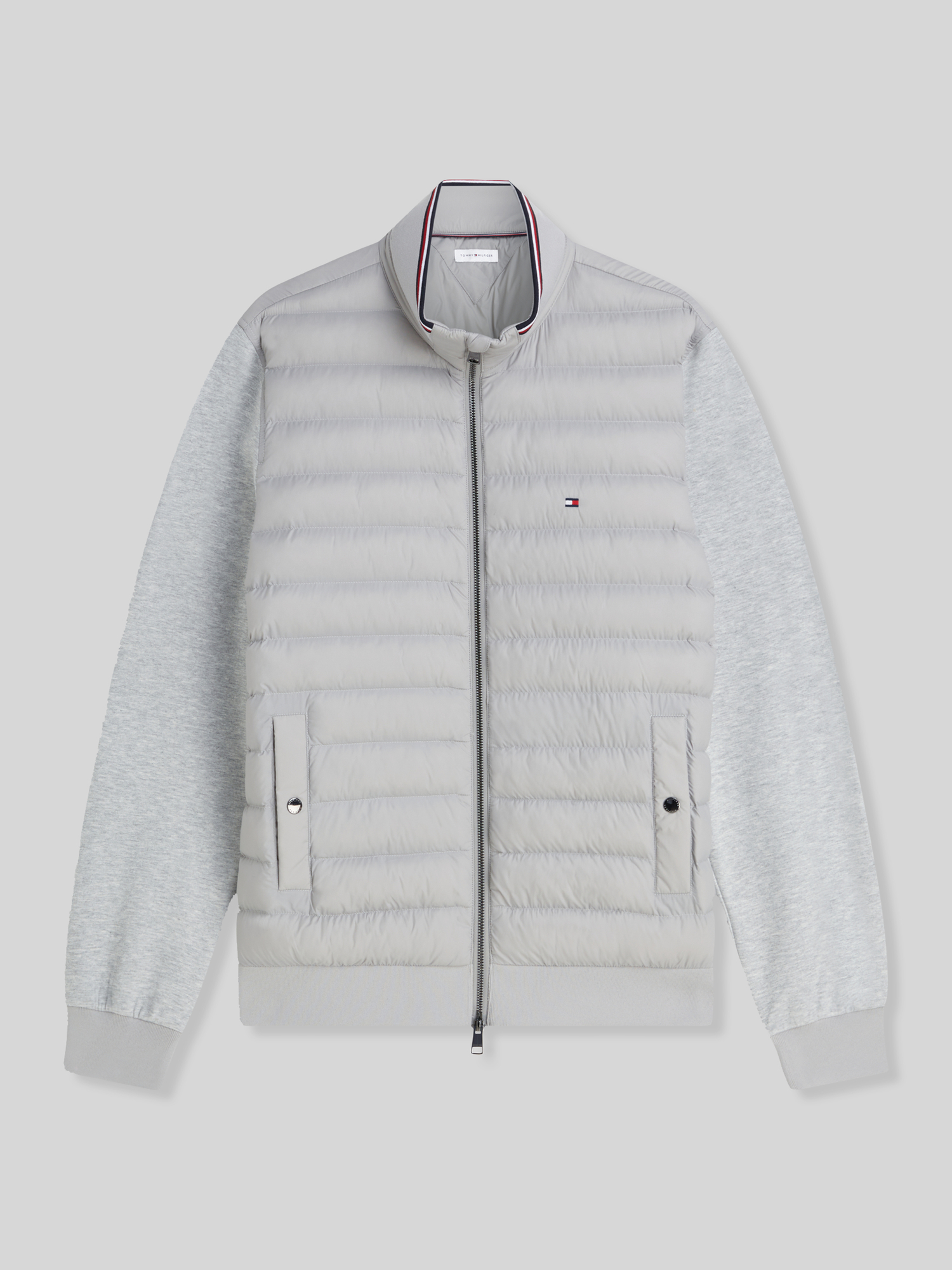 Tommy Hilfiger - Herren - Strickjacke - Regular Fit - Grau - L