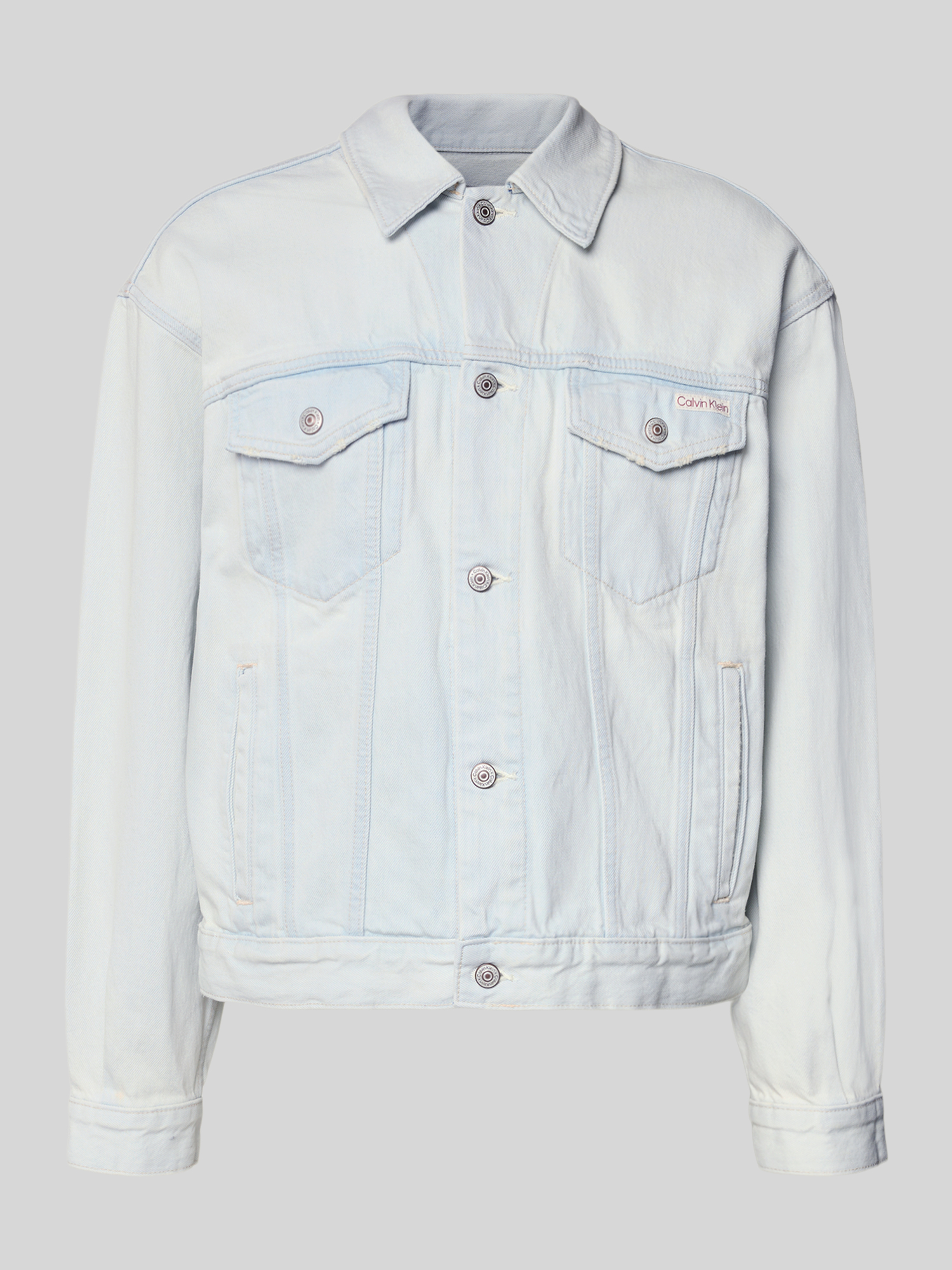 Calvin Klein Jeans - Herren - Jeansjacke - L - Hellblau