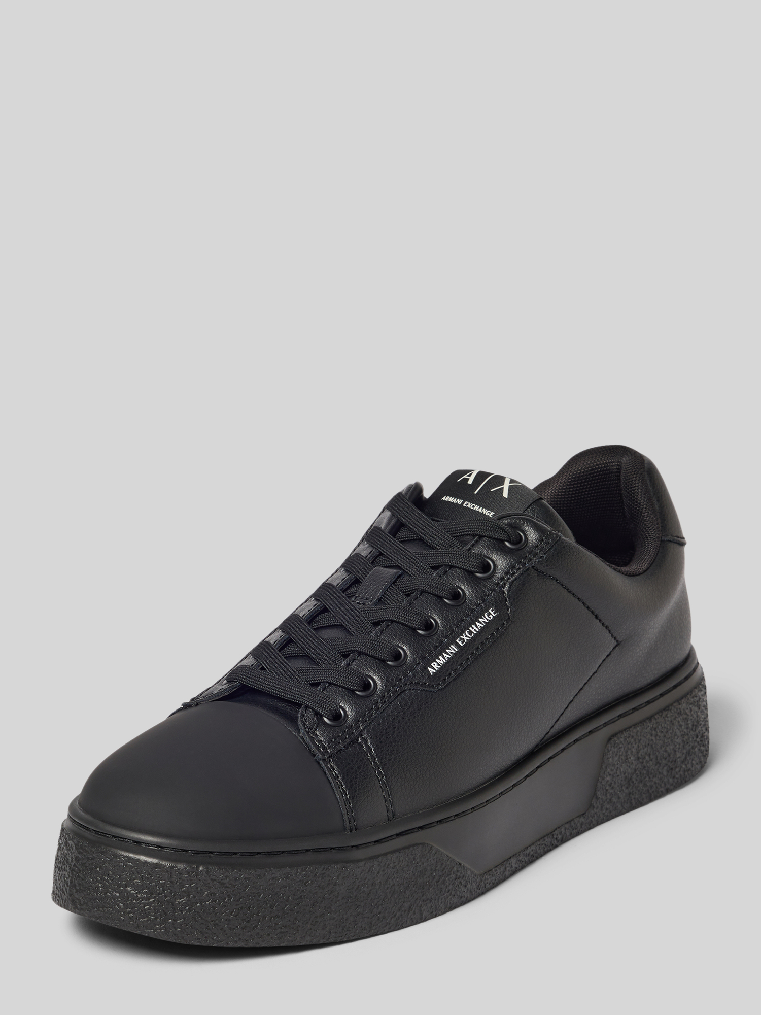 Armani Exchange - Herren - Sneaker - Lion - Größe 43 - Schwarz