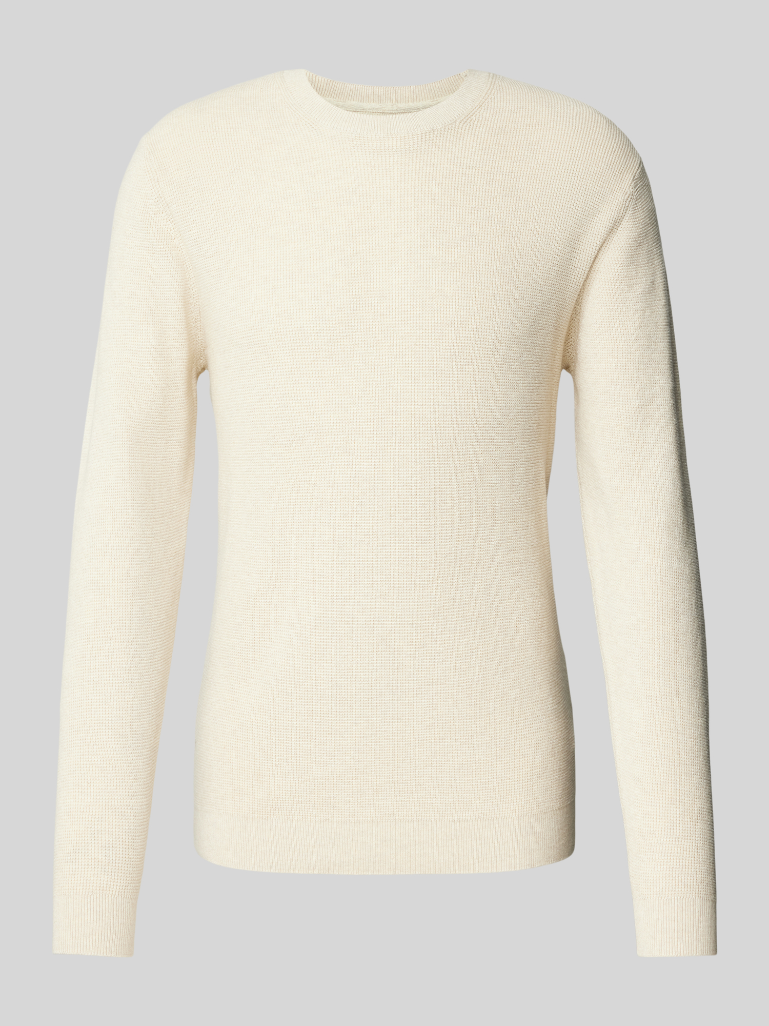 Matinique Herren Pullover Rundhals Baumwolle Beige XXL