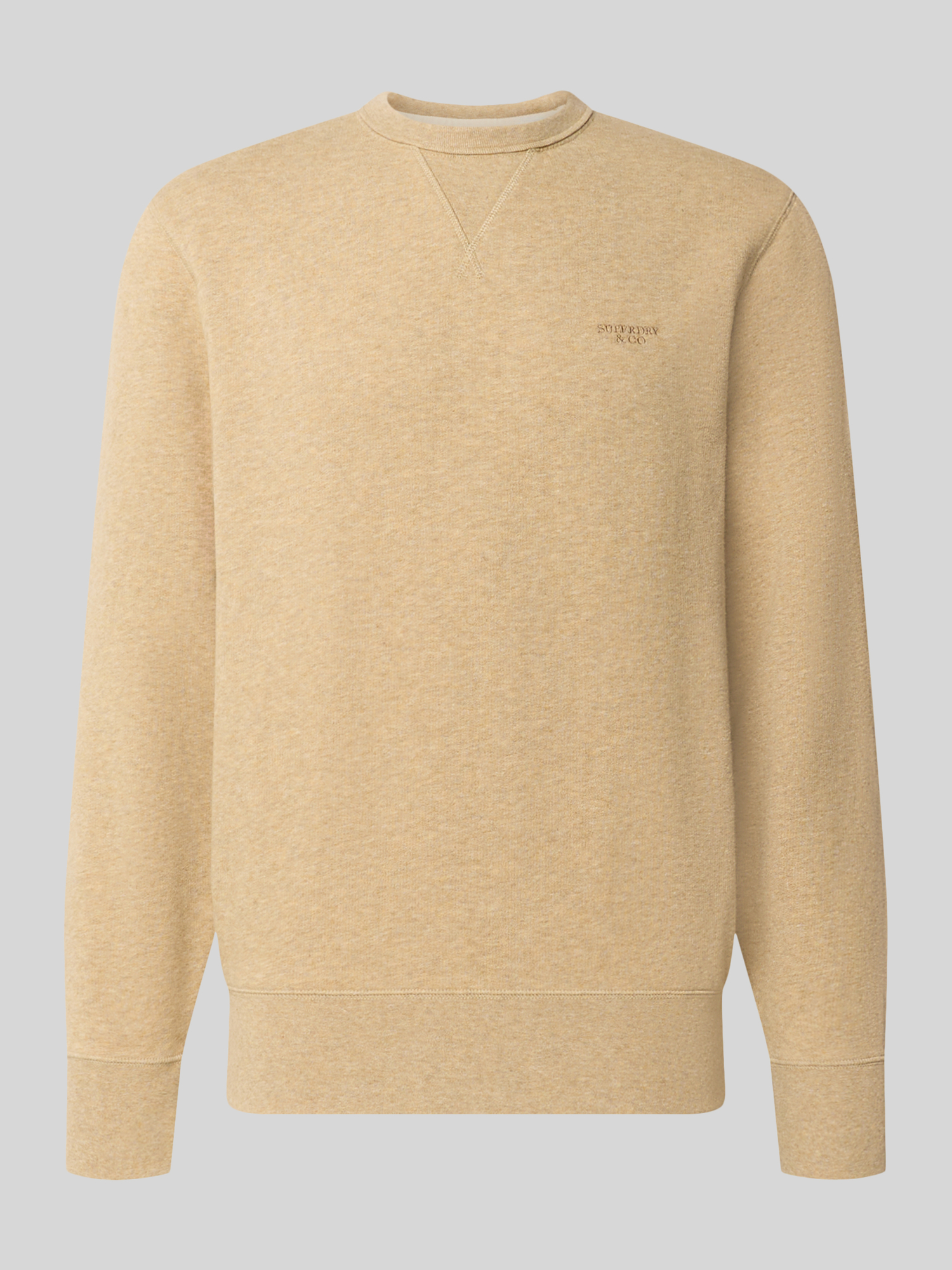 Superdry Beige Sweatshirt Mit Logo Essential Stacked - Bild 2