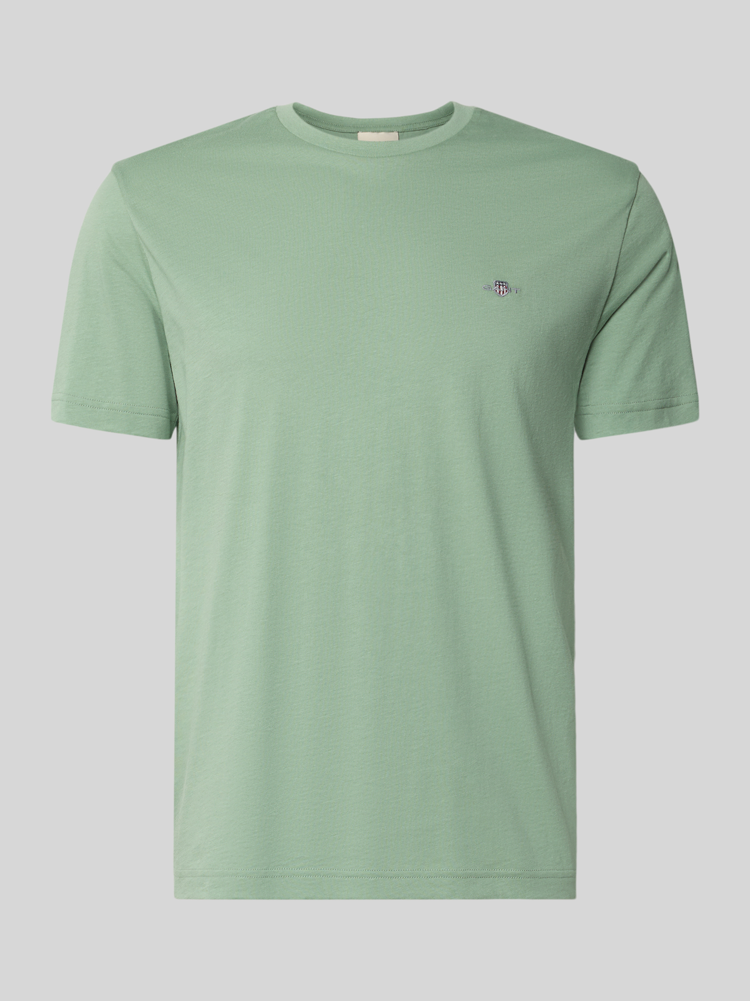 Hemden Gant Herren Surplus Mint Shield Regular Fit T-Shirt Rundhals Einfarbig - Bild 8