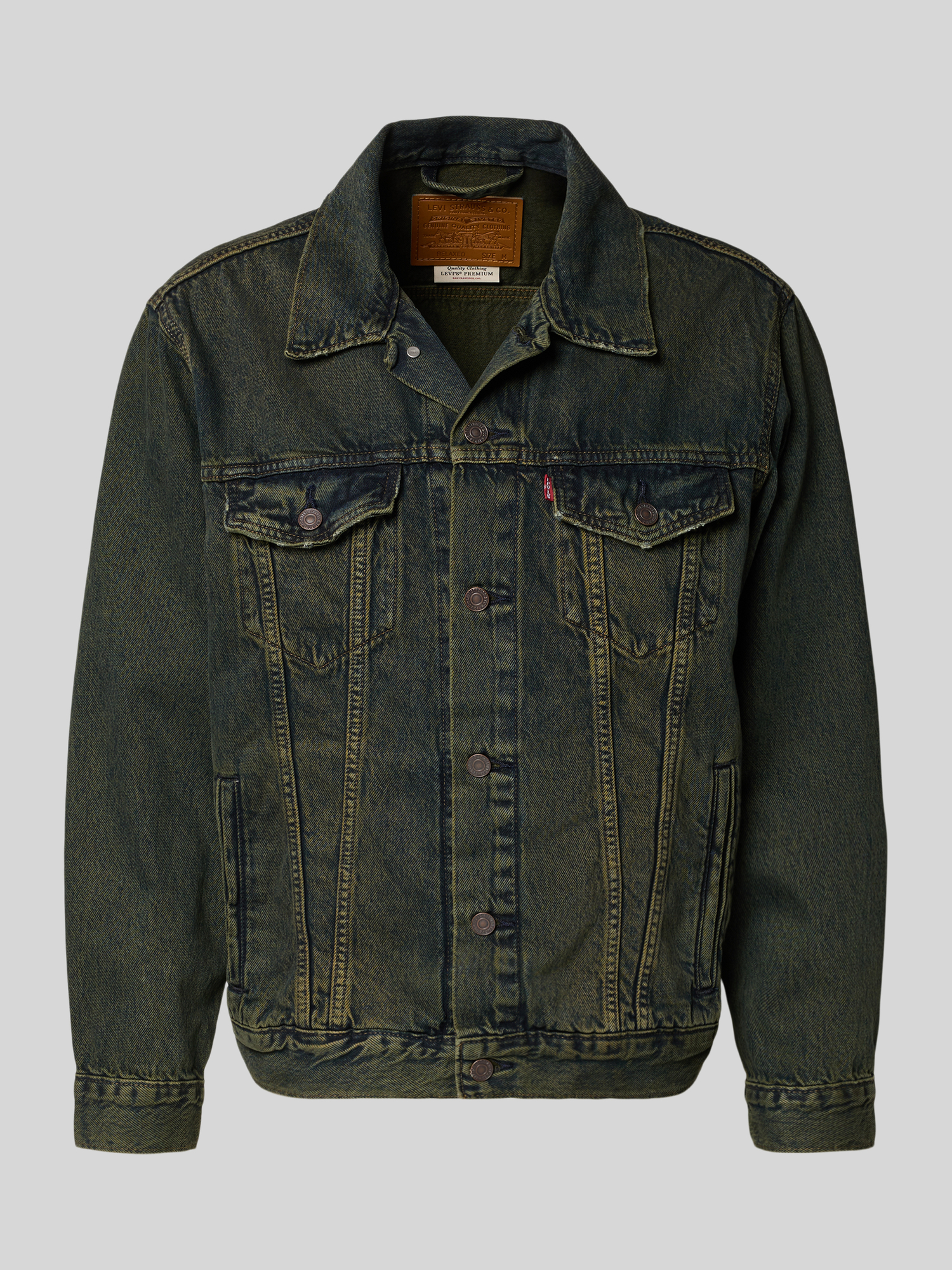 Levi's® Herren Jeansjacke Dunkelblau Größe M 100% Baumwolle - Bild 3